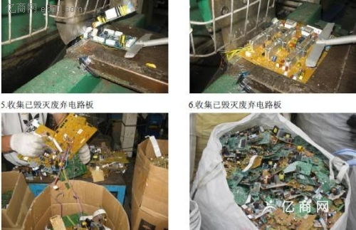 浦東線路板銷毀電話上海市報廢電子產品銷毀